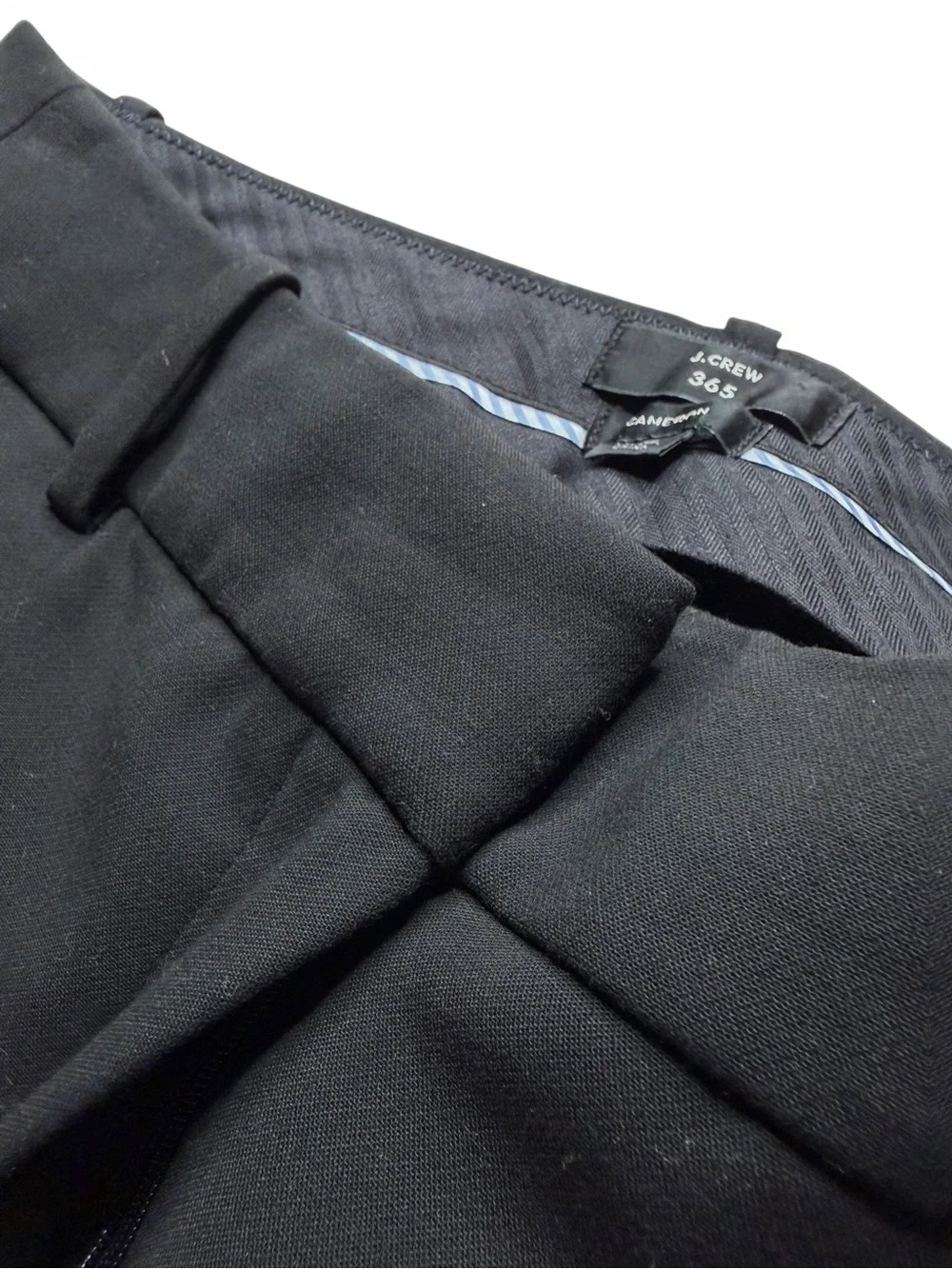 J.CREW 365 Cameron Classic Black Trouser Pants Women's Size‎ 4 Career Chic